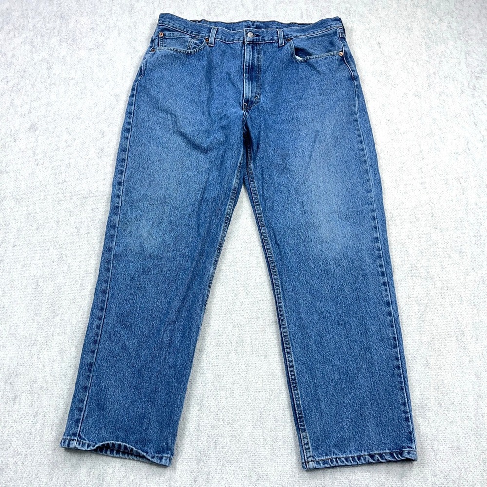 Vintage Levis 550 Jeans Men 40x32 Relaxed Fit Straight Leg Med Wash Baggy *